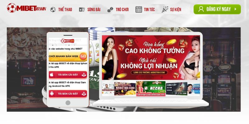 Quy định đặt cược tại trang web cá cược Mibet